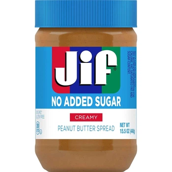 Арахісова Паста Jif No Added Sugar Creamy Peanut Butter 440 г