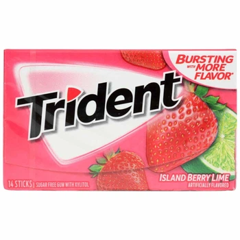 Жувальна гумка Trident Island berry lime 14 шт