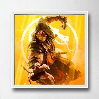 Постер на ПВХ "Mortal Kombat" UkrPoster 2212550057 белая рамка 50х50 см