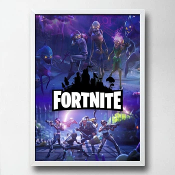 Постер на ПВХ "Fortnite" UkrPoster 2212570058 белая рамка 50х70 см