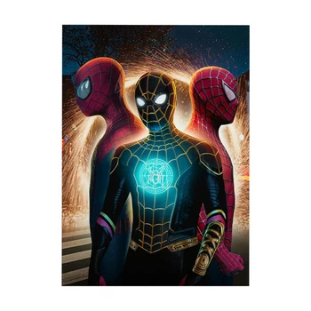 Постер на ПВХ "Spiderman Trio" UkrPoster 2200570068 без рамки 50х70 см