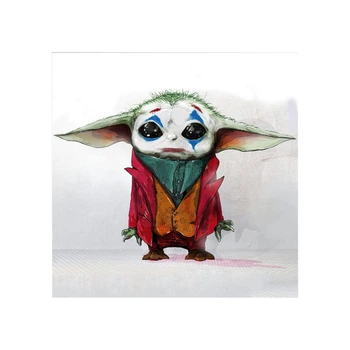 Постер на ПВХ "Yoda Joker" Art UkrPoster 2200550028 без рамки 50х50 см