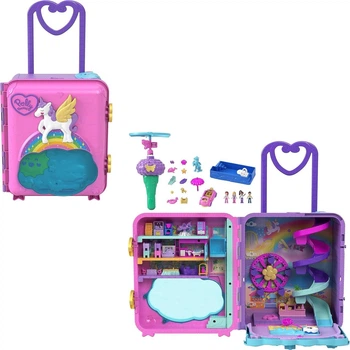 Игровой набор Полли Покет Чемодан курорт Polly Pocket Dolls Playset and Travel Toys ХКВ43