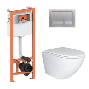 Инсталляция 4 в 1 Qtap Nest Robin Сатин (QT1333046EUQW45143)