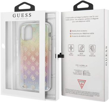 Панель Guess Iridescent 4G Peony для Apple iPhone 11 Pro Різнокольорова (3700740461570)