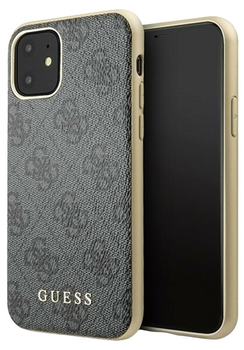 Etui Guess 4G Collection do Apple iPhone 11 Grey (3700740461822)