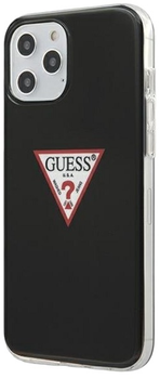 Etui Guess Triangle Collection do Apple iPhone 12/12 Pro Black (3700740481943)