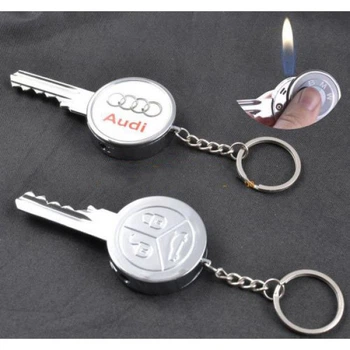 Зажигалка-брелок карманная Ключ от Audi