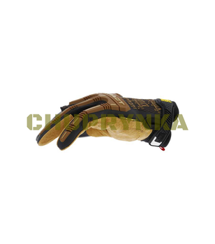 Тактичні рукавички Mechanix Leather M-Pact Fingerless Framer, Коричневий, S