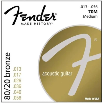 Струны для акустической гитары Fender 70M