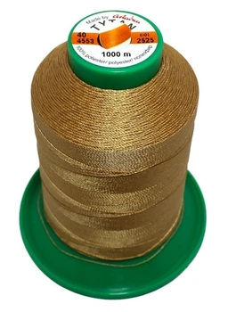 Нить №40 1000 м. Титан цвет 2525 бежевый