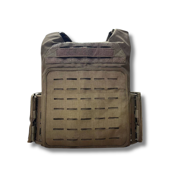 Плитоноска uaBRONIK (Plate Carrier) закритого типу Койот