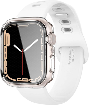 Etui Spigen Ultra Hybrid ACS04188 do Apple Watch Series 7/8 41 mm Przezroczysty (8809811857733)