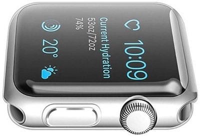 Etui Usams IW485BH03 (US-BH485) do Apple Watch Series 4/5/6/SE 40 mm Przezroczysty (6958444964768)