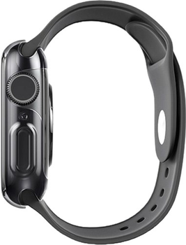 Etui Uniq Garde do Apple Watch Series 4/5/6/SE 44 mm Szary (8886463669600)