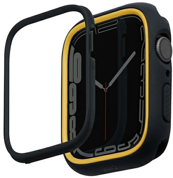 Чохол Uniq Moduo для Apple Watch Series 4/5/6/7/8/SE/SE2 40-41 мм Midnight/Mustard (8886463680933)
