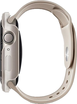 Etui Uniq Valencia do Apple Watch Series 4/5/6/7/8/SE/SE2 40-41 mm Starlight (8886463680032)