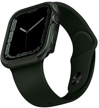 Etui Uniq Valencia do Apple Watch Series 4/5/6/7/8/SE/SE2 44-45 mm Zielony (8886463680070)