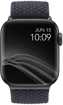 Ремінець Uniq Aspen Braided для Apple Watch Series 1/2/3/4/5/6/7/8/SE/SE2 42-45 мм Pebble Grey (8886463679494)