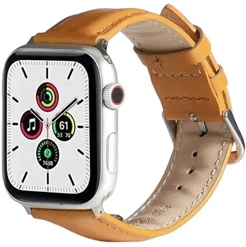 Ремінець Beline Leather для Apple Watch Series 1/2/3/4/5/6/7/8/SE/SE2 38-41 мм Light brown (5904422914370)