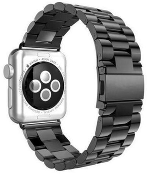 Pasek Mercury Metal do Apple Watch Series 1/2/3/4/5/6/7/8/SE/SE2 38-41 mm Czarny (8809724801410)