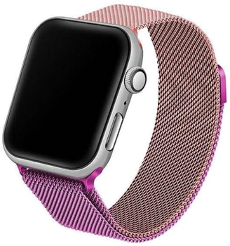 Ремінець Beline Steel для Apple Watch Series 1/2/3/4/5/6/7/8/SE/SE2/Ultra 42-49 мм Pink-Purple (5904422914226)