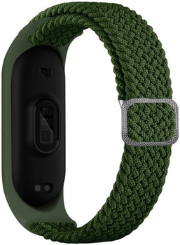 Ремінець Beline Textile для Xiaomi Mi Band 5/6/7 Green (5904422914127)