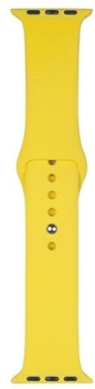 Ремінець Beline Silicone для Apple Watch Series 1/2/3/4/5/6/7/8/SE/SE2 38-41 мм Yellow (5904422919771)