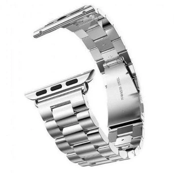 Pasek Mercury Metal do Apple Watch Series 1/2/3/4/5/6/7/8/SE/SE2/Ultra 42-45 mm Srebrny (8809724801472)