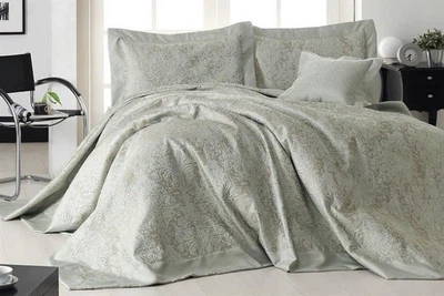 Покрывало с наволочками First Choice. Tango Ravena yesil-240х260+50х70 (2 шт)