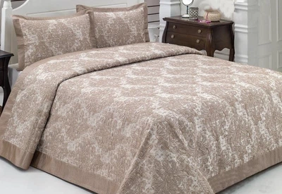 Покрывало Hanibaba. Gardenia Beige-240х260+50х70 (2 шт)