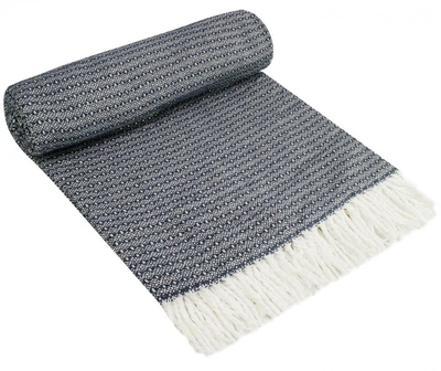 Плед Wooltex. LANAVITTA БІСЕР синій-140х200