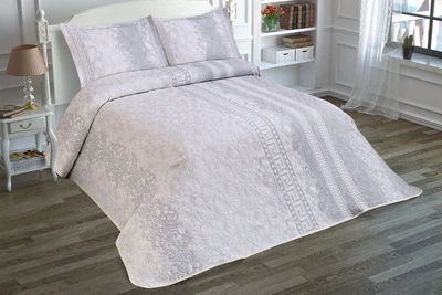 Покрывало с наволочками Jackline. Pano Versa Grey-240х260+60х80(2 шт)