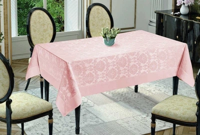 Скатерть Jackline. Neocotton Damascus Pink 9940-9-160х220 см