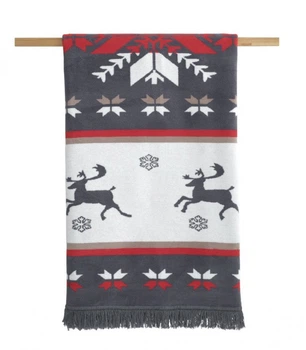 Плед бавовняний Arya. Christmas Morie-150х200