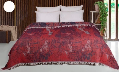 Хлопковый плед Diva. Kiparis Red-200х240