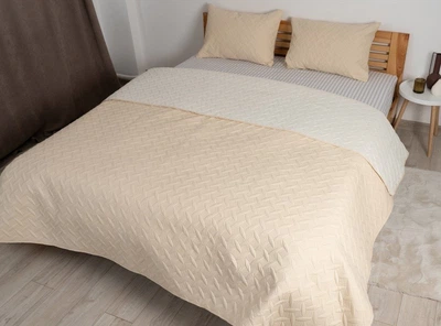 Покрывало ТЕП. Vintage Beige ромб с овалом-150х210+50х70 (1шт)