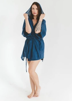 Халат женский Buldans. Bianca indigo-L/XL