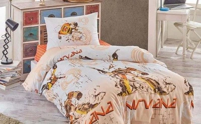 Покрывало стеганое с наволочками Eponj Home. NIRVANA KIRMIZI-160х220+50х70 (1 шт)