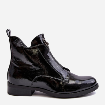 Жіночі зимові черевики низькі S.Barski HY75-120 36 Чорні (5905677982763)