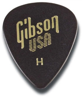 Медиатор Gibson APRGG-74H 01 1/2 GROSS BLACK STANDARD STYLE/HEAVY