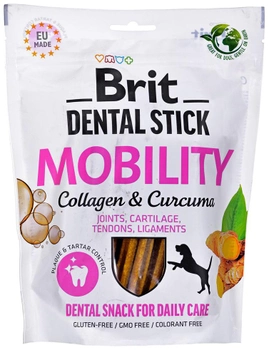 Przysmak dla psa Brit Dental Stick Mobility Collagen and Curcum 251 g (8595602564361)