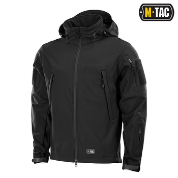 M-tac комплект Black куртка, штаны с тактическими наколенниками, термобельё, плитоноска, подсумки S