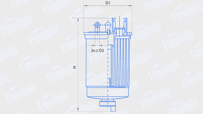 Фильтр топливный VW T4 -03/ LT -96/ Passat, 88-97 Finwhale PF904