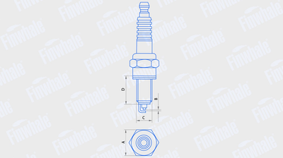 Свеча зажигания VAG 1.8T (к-т 4 шт) (иридиевая) Finwhale FSI113