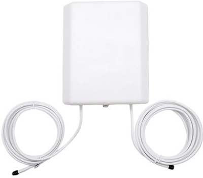 Antena Qoltec 4G LTE 14 dBi Biały (5901878570204)