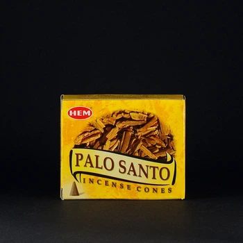 Натуральные благовония конусы Пало Санто Palo Santo HEM 10 шт