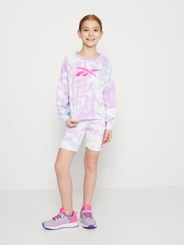 Дитячий комплект (світшот + шорти) для дівчинки Reebok C4630RG (5) 110 см Cerulean (196096221945)
