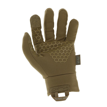 Захисні Рукавиці Mechanix ColdWork Base Layer Gloves на флісі / Утеплені Рукавички SoftShell койот розмір M