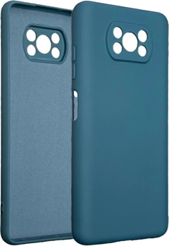 Etui Beline Silicone do Poco X3 Blue (5904422916558)